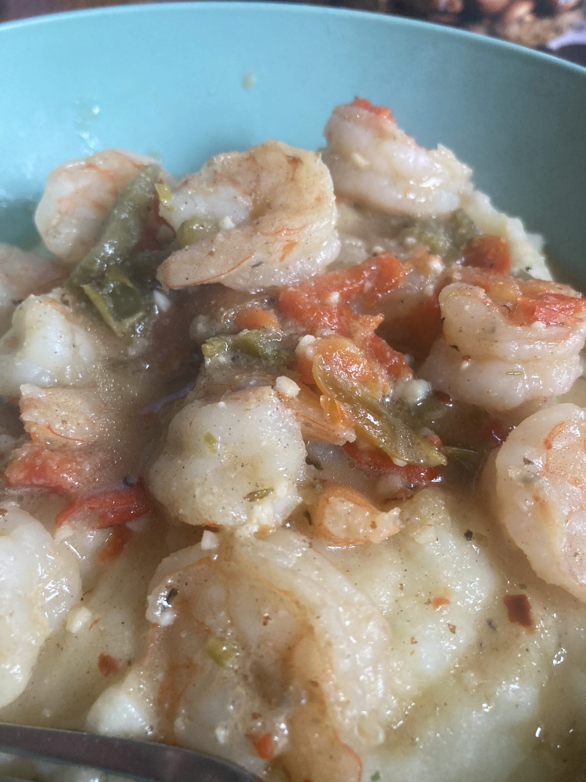 Shrimp and “Cauliflower” Grits Redox Health